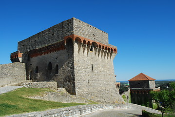 Image showing Ourém Castle (blue sky background)