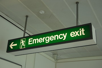 Image showing Emergency exit signal