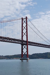 Image showing Lisbon Bridge - April 25th