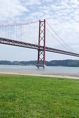 Image showing Lisbon Bridge - April 25th