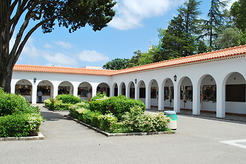 Image showing Shopping area near the Sanctuary of Fatima