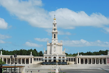 Image showing View of the Sanctuary of Fatima, in Portugal