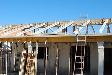 Image showing House under construction