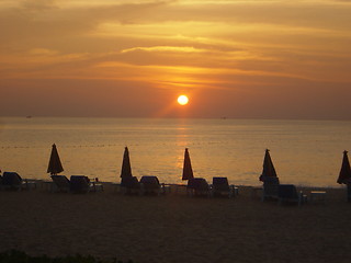 Image showing Sunset in Phuket, Thailand