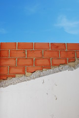 Image showing Brick wall (under construction)