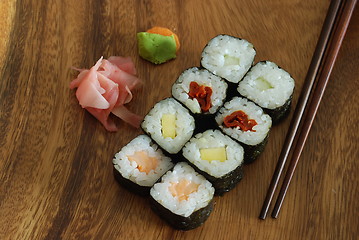 Image showing Sushi - Japonese food