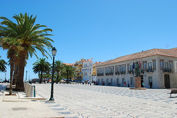 Image showing Famous square in Cascais, Portugal