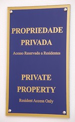 Image showing Private property sign