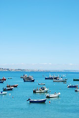 Image showing Boat harbor in Cascais, Portugal