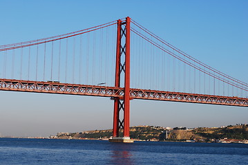 Image showing Lisbon Bridge - April 25th (Day)