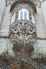 Image showing Gargoyle in Palace of Pena in Sintra