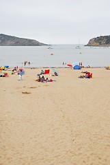 Image showing Sao Martinho do Porto beach in Portugal