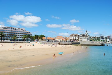 Image showing Stunning beach in Cascais, Portugal