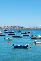 Image showing Boat harbor in Cascais, Portugal