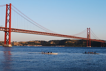 Image showing Lisbon Bridge - April 25th (Day)