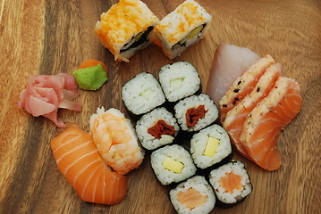 Image showing Sushi - Japonese food