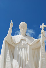 Image showing Pope Pio XII in Sanctuary of Fatima