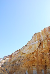 Image showing Cliff at Praia del Rey