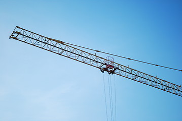 Image showing Crane at Construction Site