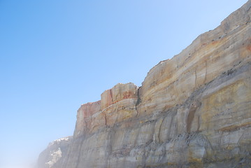 Image showing Cliff at Praia del Rey