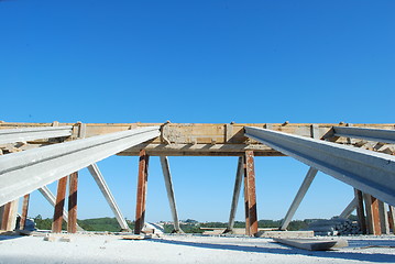 Image showing Framework for the roof