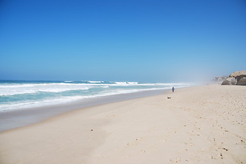 Image showing Beautiful beach in Praia del Rey