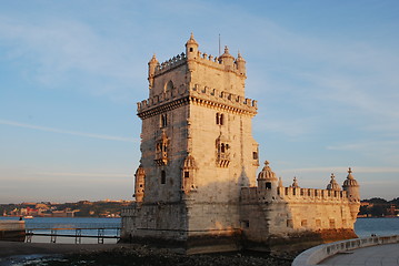 Image showing Belem Tower in Lisbon, Portugal