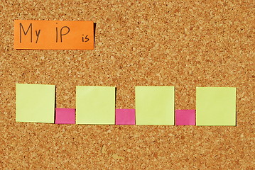 Image showing My Internet Protocol concept