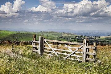 Image showing Farm gate