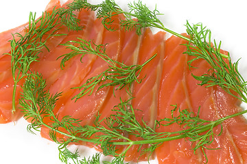 Image showing Salmon with fennel