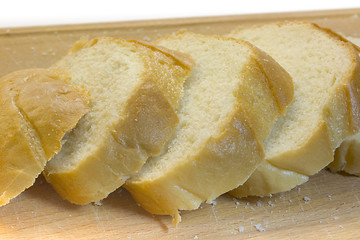 Image showing Bread and chopping board