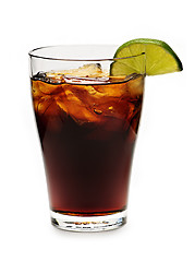 Image showing Glass of cola