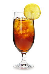 Image showing Lemon iced tea