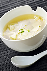 Image showing Wonton soup