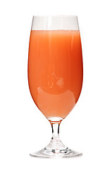 Image showing Grapefruit juice in glass