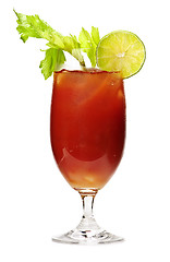 Image showing Bloody mary drink