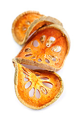 Image showing Dried bael fruit