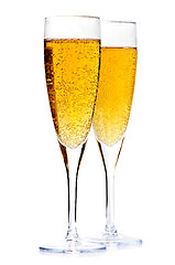 Image showing Champagne glasses