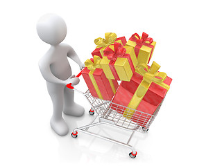 Image showing Buying Present