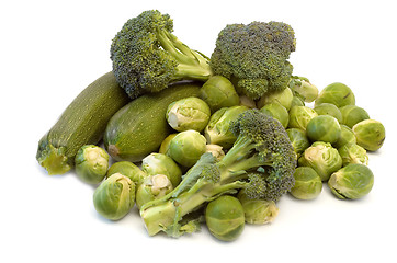 Image showing Green vegetables