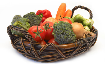 Image showing Vegetables in the basket