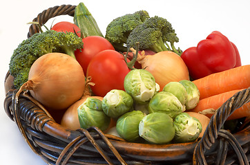 Image showing Vegetables in the basket