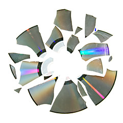 Image showing Broken disc