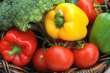 Image showing Vegetables in the basket
