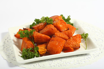 Image showing Roast sweet potatoes or yams