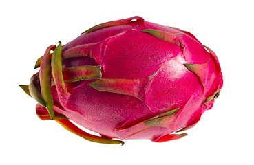 Image showing Isolated dragon fruit on white