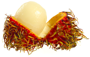 Image showing rambutan opened