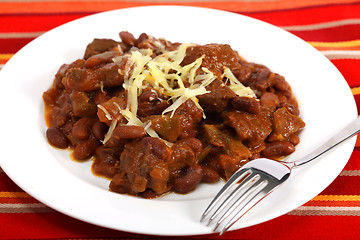 Image showing Chili con carne with beans