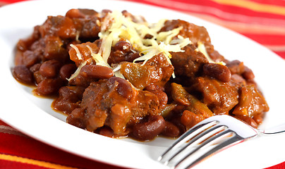 Image showing Chili con carne side view