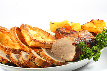 Image showing Roast beef horizontal